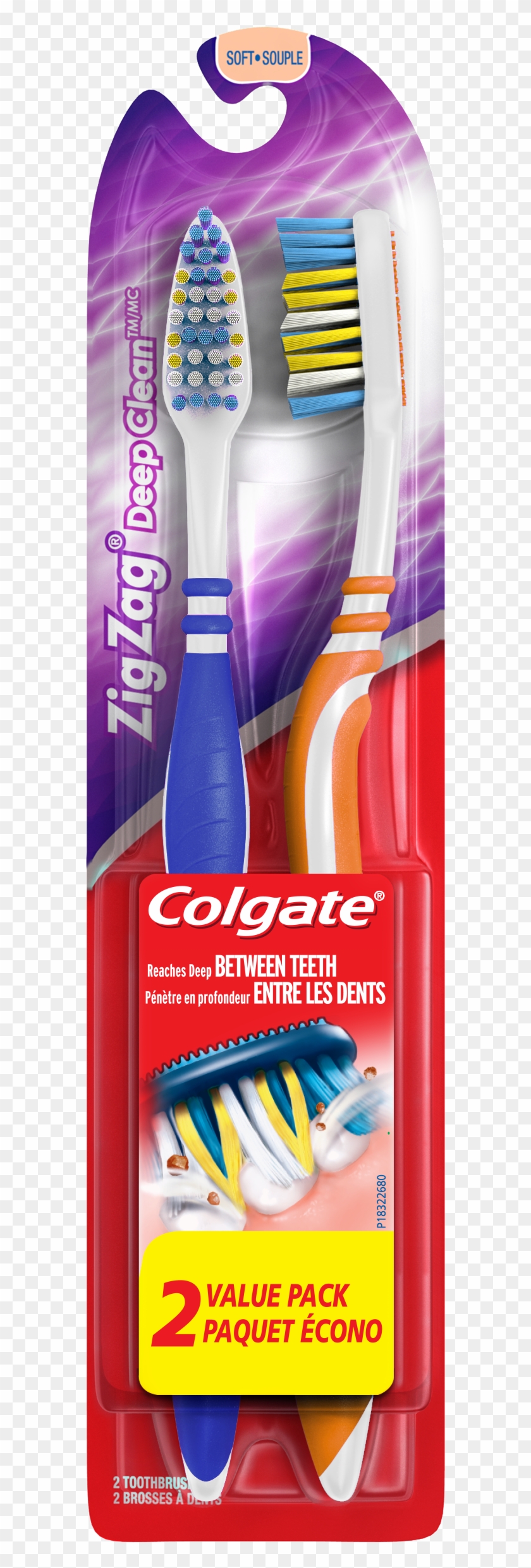Colgate Zig Zag Deep Cleantoothbrush, Soft Clipart
