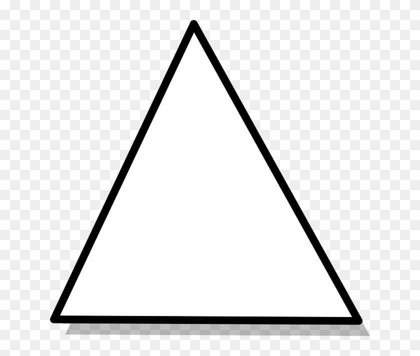 Black, Shapes, Triangle, Shape, Flowchart, Geometric - White Mountain Clip Art - Png Download #226579