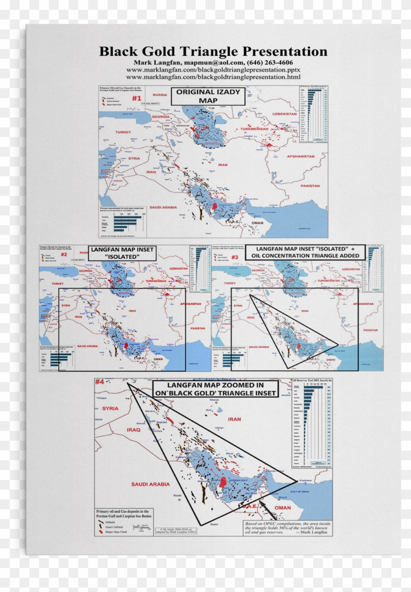 Black Gold Triangle - Map Clipart #226732