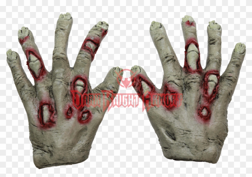 Junior Rotted Zombie Costume Hands - Costume Clipart #226802