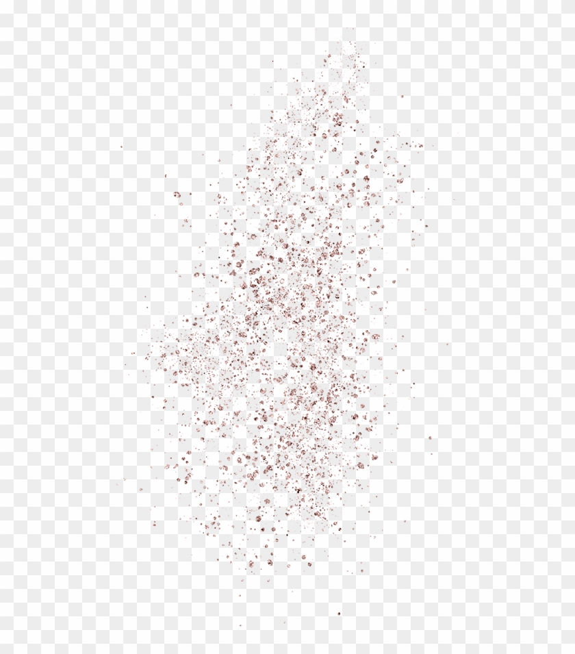 Rose Gold Sparkles Element Clipart