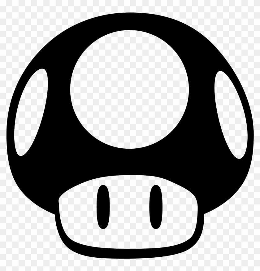Mario Mushroom Png - Mario Mushroom Logo Png Clipart
