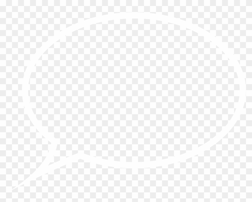 Speech Bubble White - Johns Hopkins Logo White Clipart