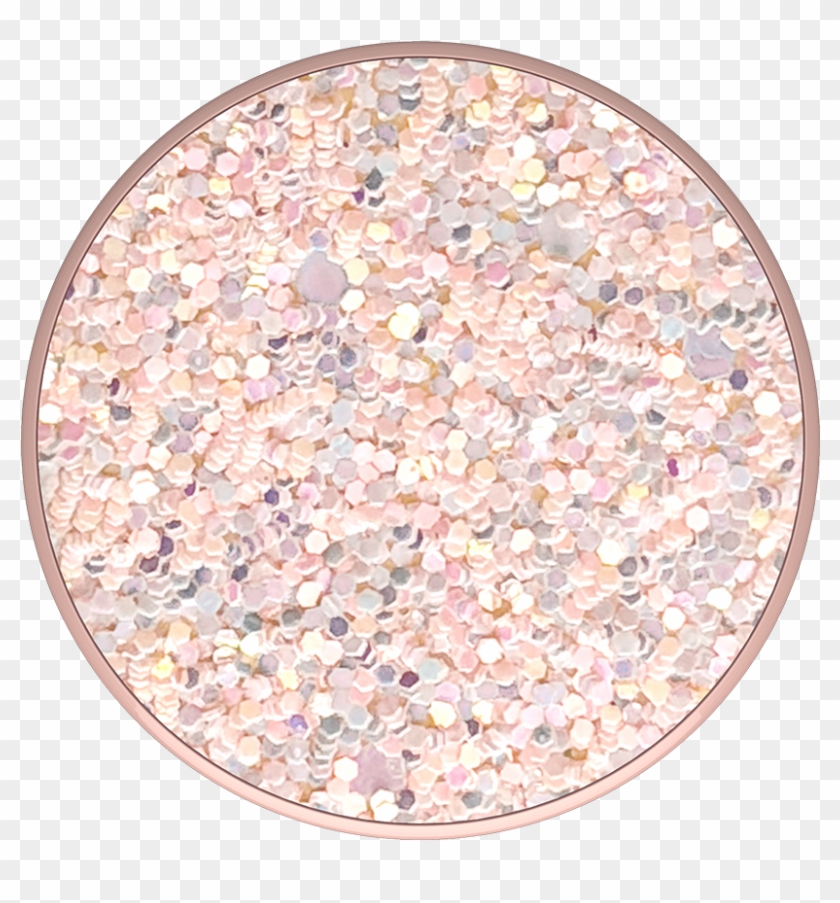 Sparkle Rose - Rose Gold Glitter Popsocket Clipart