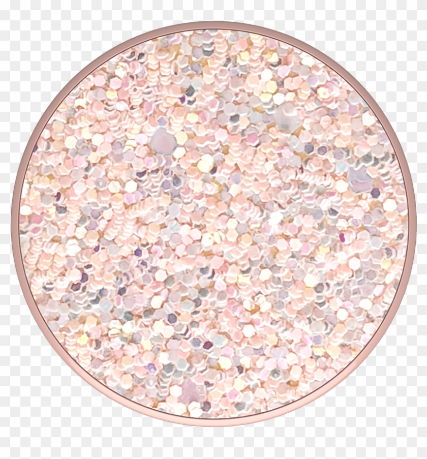 Sparkle Rose - Rose Gold Glitter Popsocket Clipart #227140