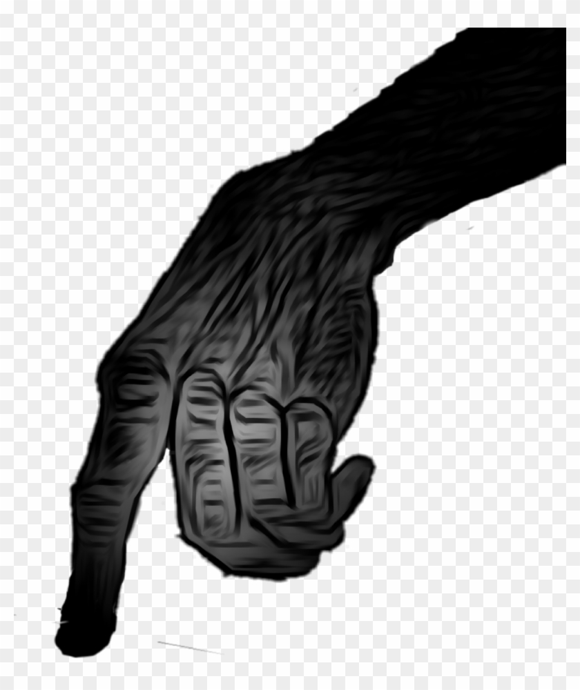Zombie Hand Creepy Scary Touch Finger - Evening Glove Clipart