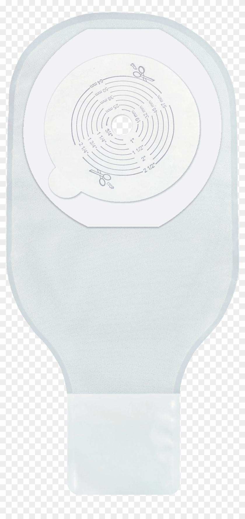 Securi T Usa 12" 1 Piece Drainable Pouch Tape Collar - Label Clipart