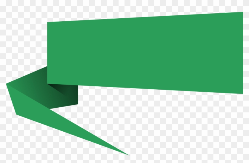 Png File Size - Banner Green Vector Png Clipart #227479