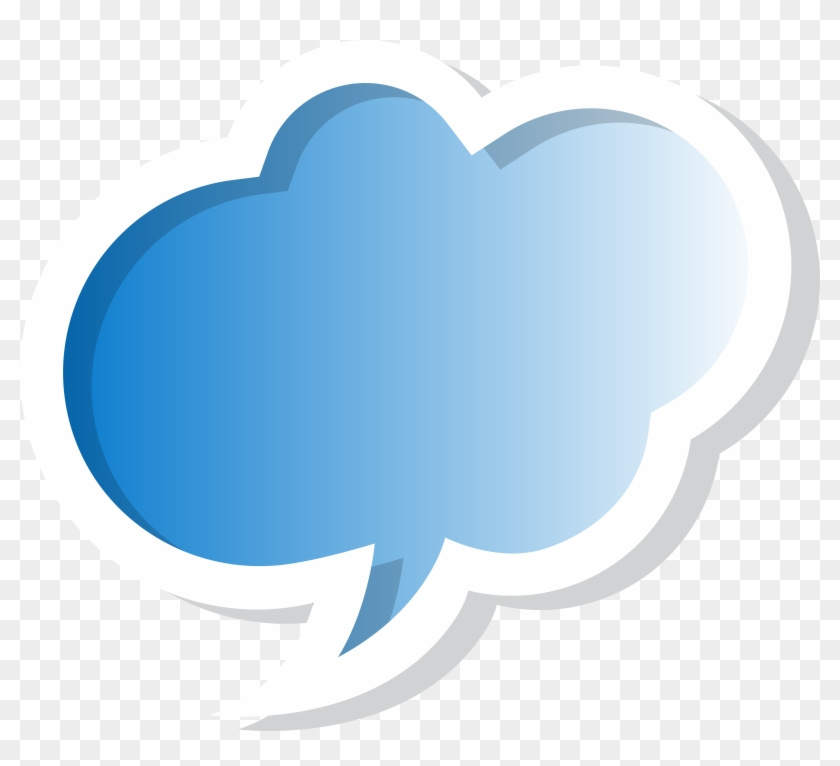 Picture Black And White Download Cloud Blue Png Clip - Heart Transparent Png