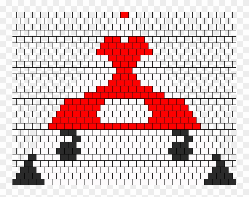 Grow Up Mario Mushroom Bikini D Cup Bead Pattern - Circle Clipart #228019