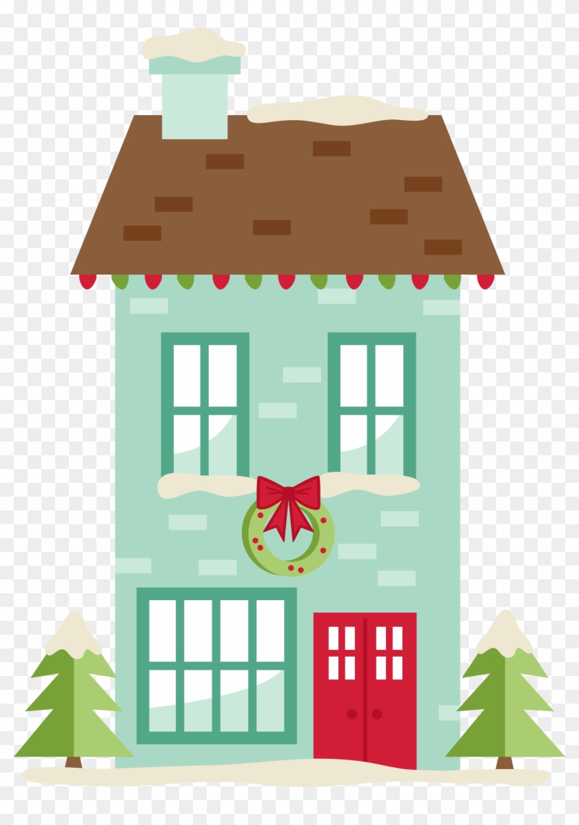Mkc Christmas House Svg - Christmas House Clipart Free - Png Download
