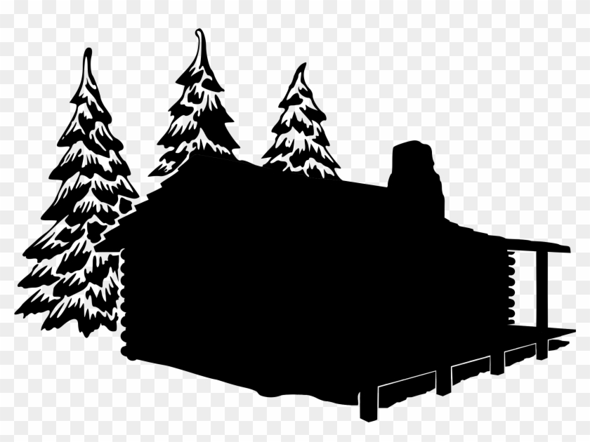 Home Silhouette - Transparent Background Cabin Clipart - Png Download #228186