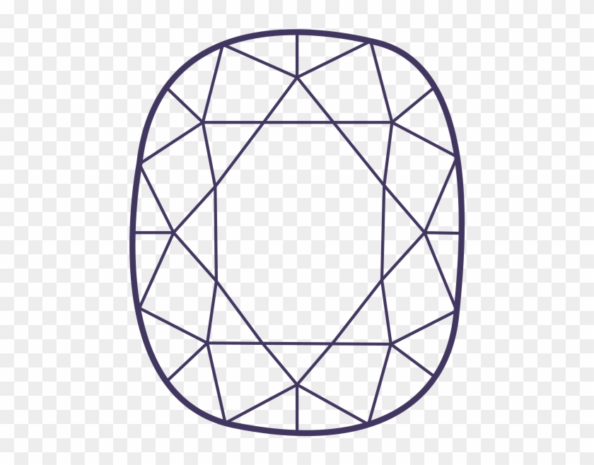 Round Diamond Drawing Clipart