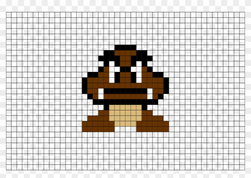 Goomba Mario Bros Pixel Clipart #228424