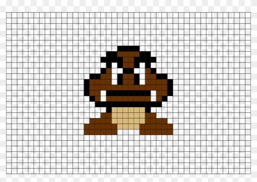 Goomba Mario Bros Pixel Clipart #228424