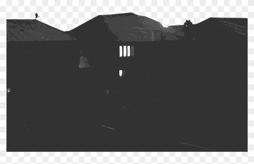 Free Houses - Monochrome Clipart #228609