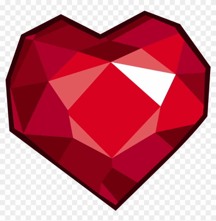 Crystal Clipart Diamond Outline - Mlp Crystal Heart Cutie Mark - Png Download