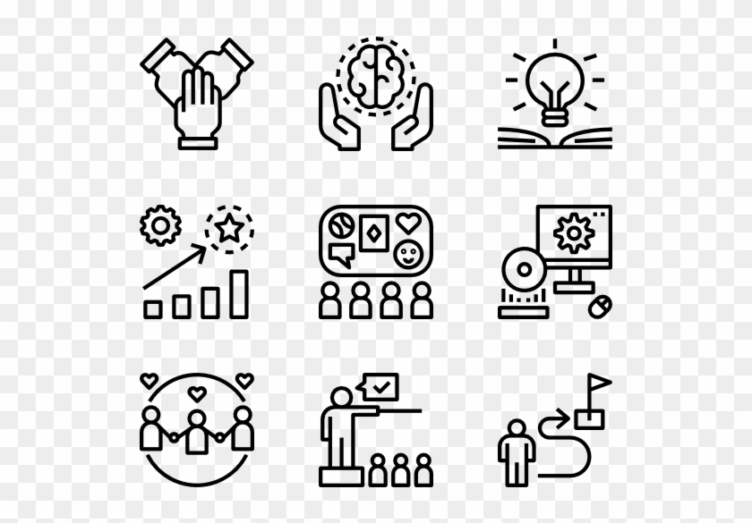 Knowledge Management - Symbol Goal Clipart