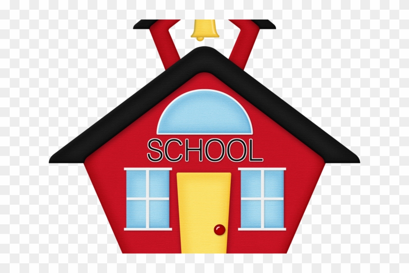 Picture Of Schoolhouse Free Download Clip Art - Clip Art School Home - Png Download