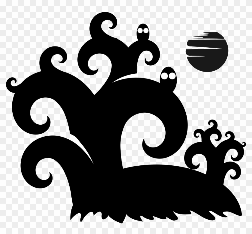 Big Image - Spooky Halloween Clip Art - Png Download