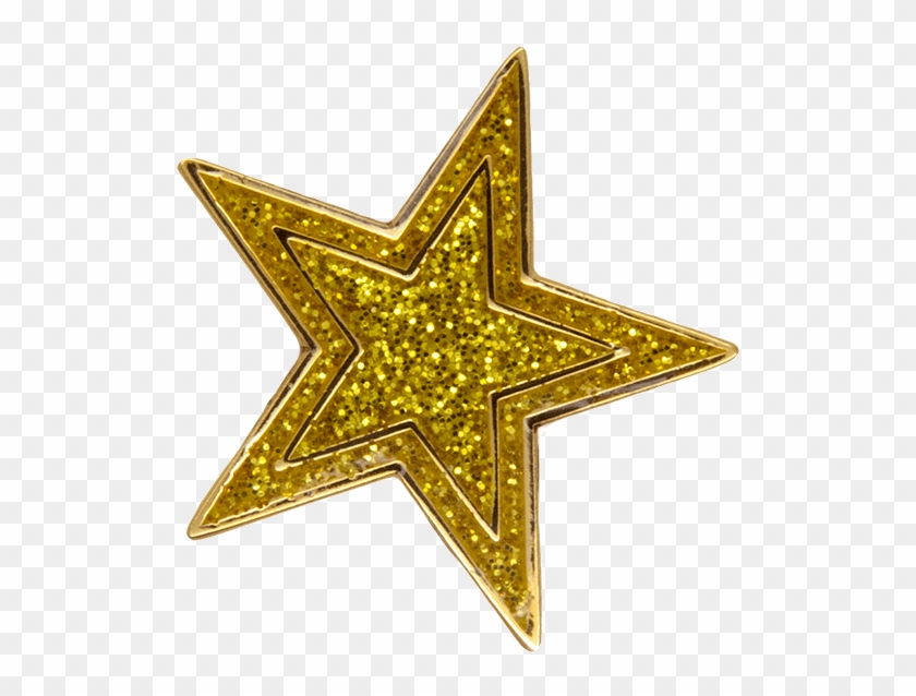 Glitter Gold Star Png - Gold Glitter Star Png Clipart #229195