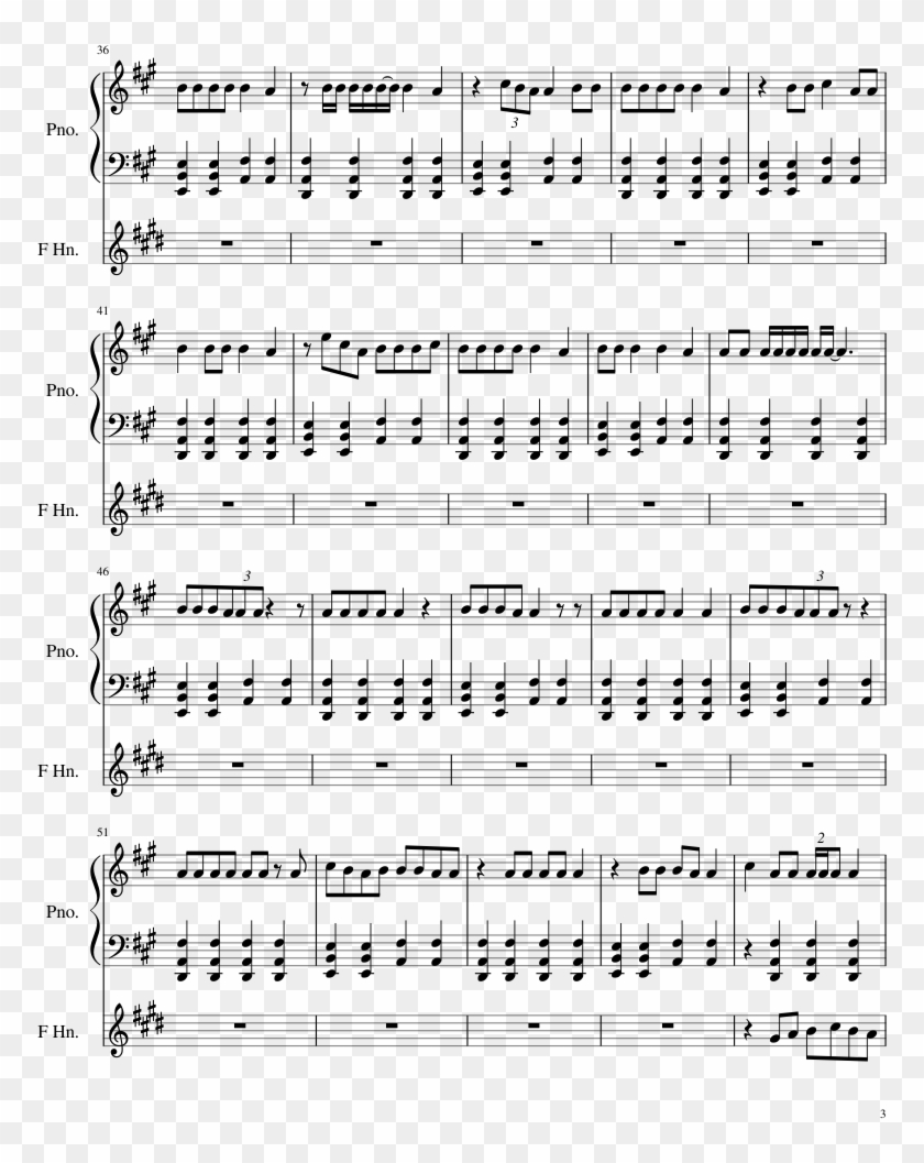 Do What I Want Sheet Music Composed By Lil Uzi Vert - Sheet Music Clipart #229198