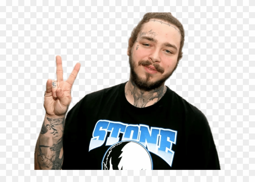 Music Stars - Post Malone Face Clipart #229241
