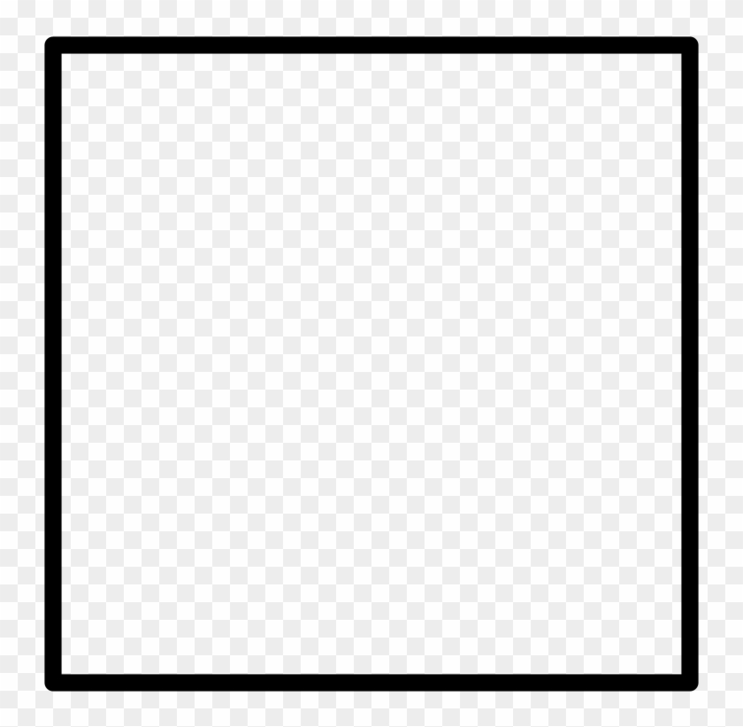 Black Sticker - Hvad Er En Kvadrat Clipart #229269