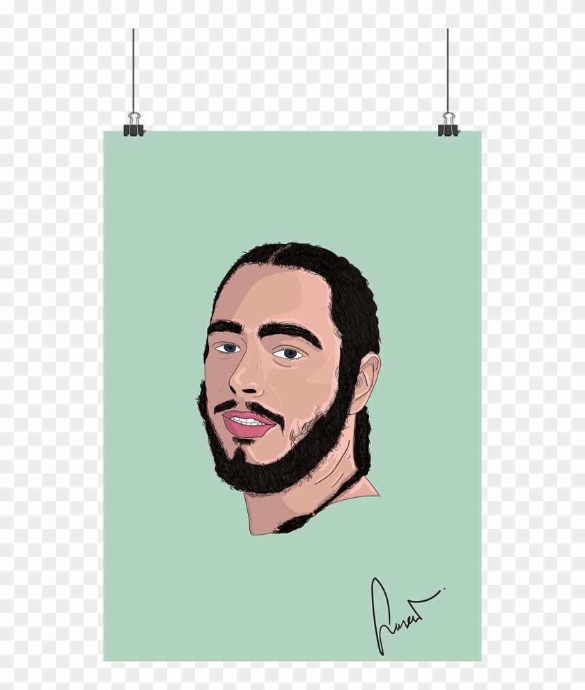 Little Pixel Prints - Cartoon Post Malone Clipart