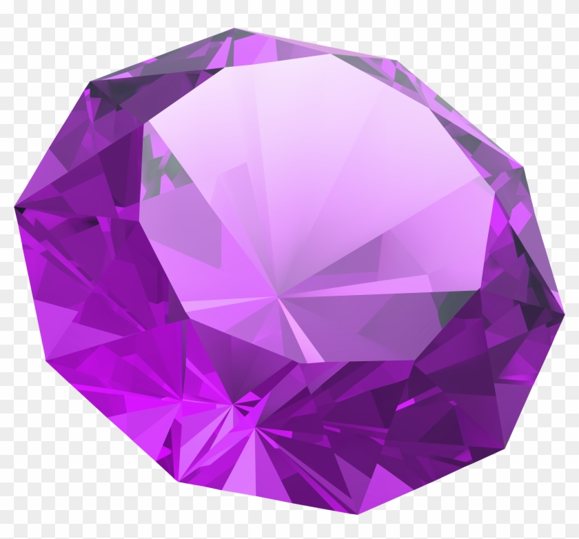 Purple Diamond Png Best Web - Purple Gemstone Png Clipart