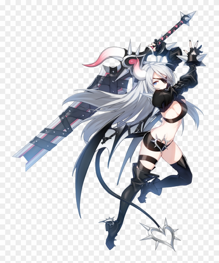 Absurdres Boots Bracelet Breasts Demon Girl Demon Tail - Closers Violet Nightmare Costume Clipart #229387