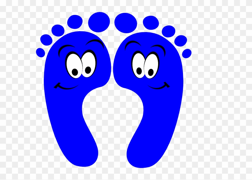 How To Set Use Blue Happy Feet Svg Vector Clipart #229675