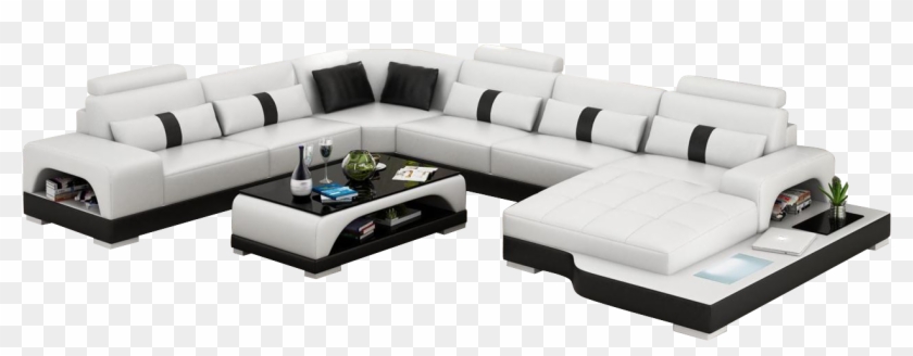 Table Cartoon Hand Painted - Connie Sectional Sofa Clipart