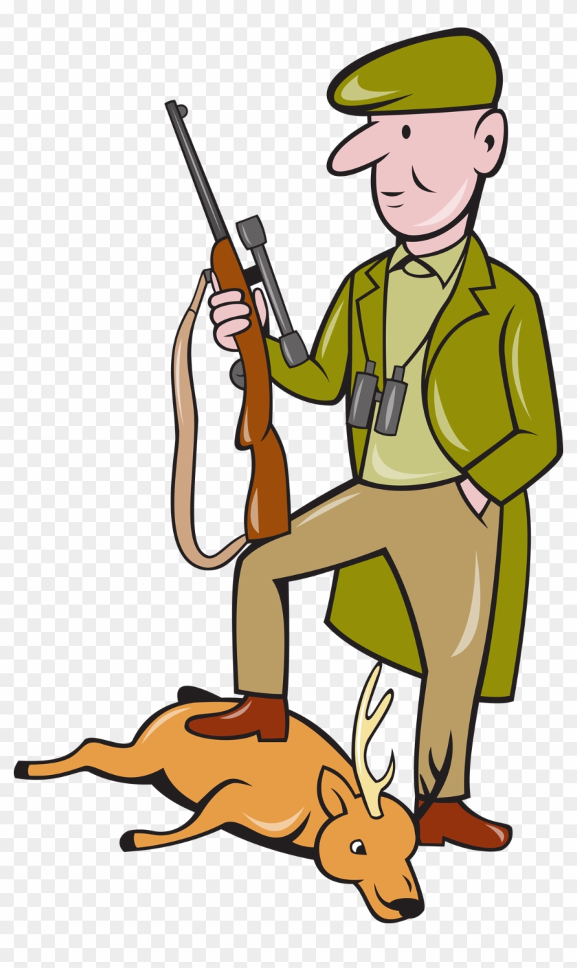 Picture Transparent Stock Collection Of Png High Quality - Cartoon Hunter Clipart