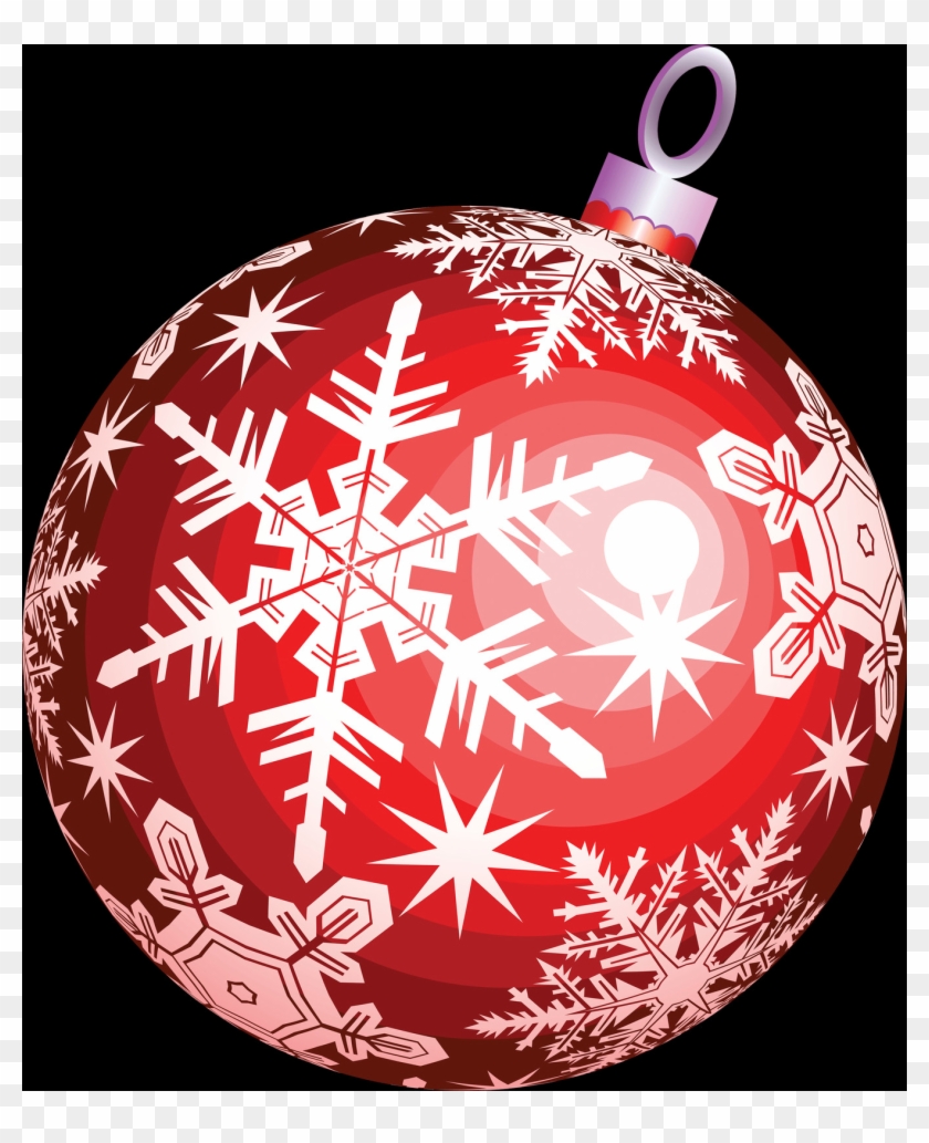 Christmas Ball Red Png Clipart #2200472