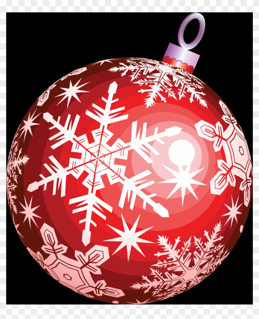 Christmas Ball Red Png Clipart #2200472