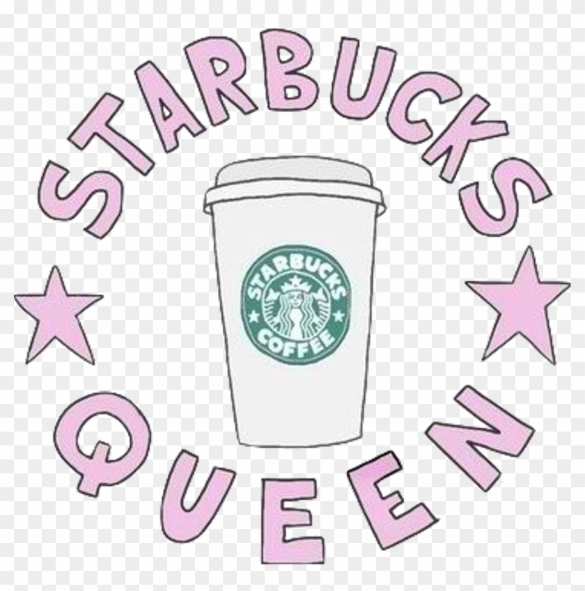 Starbucks Queen Tumblr Pink Girl Love Clipart