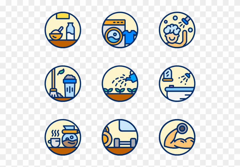 Morning Routine - Emblem Clipart #2201604