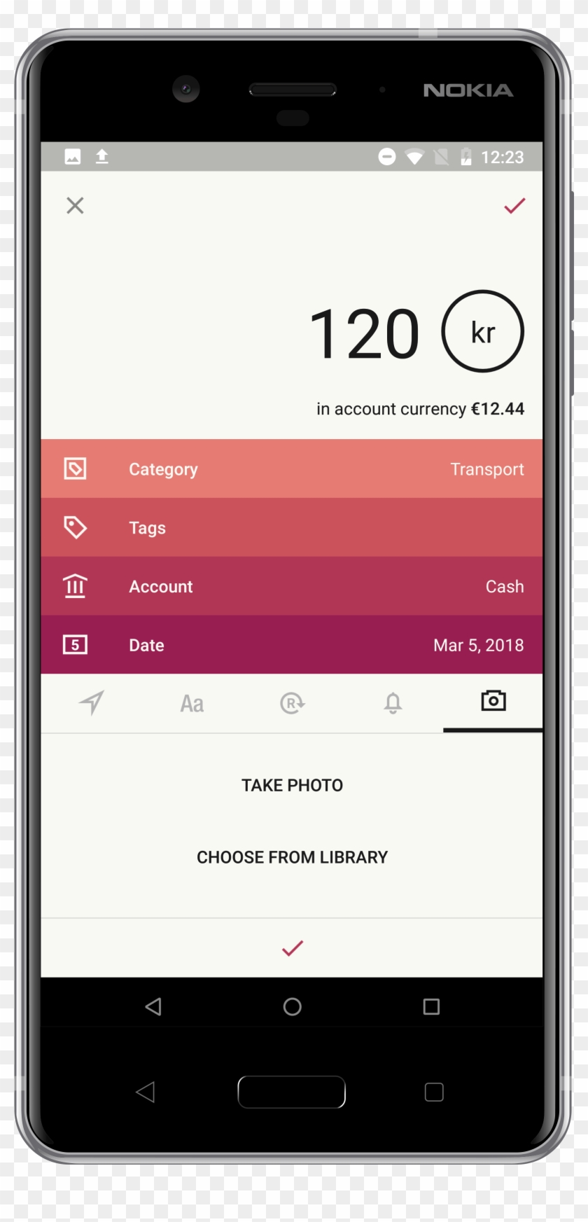 The Price Was 120 Norwegian Krone , Saved Under The - Smartphone Clipart #2201674