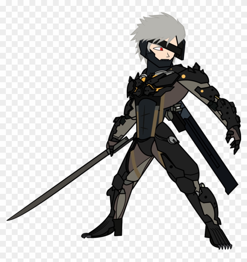 Metal Gear Rising Revengeance By Charliexe On - Raiden Metal Gear Rising Revengeance Chibi Clipart #2202254
