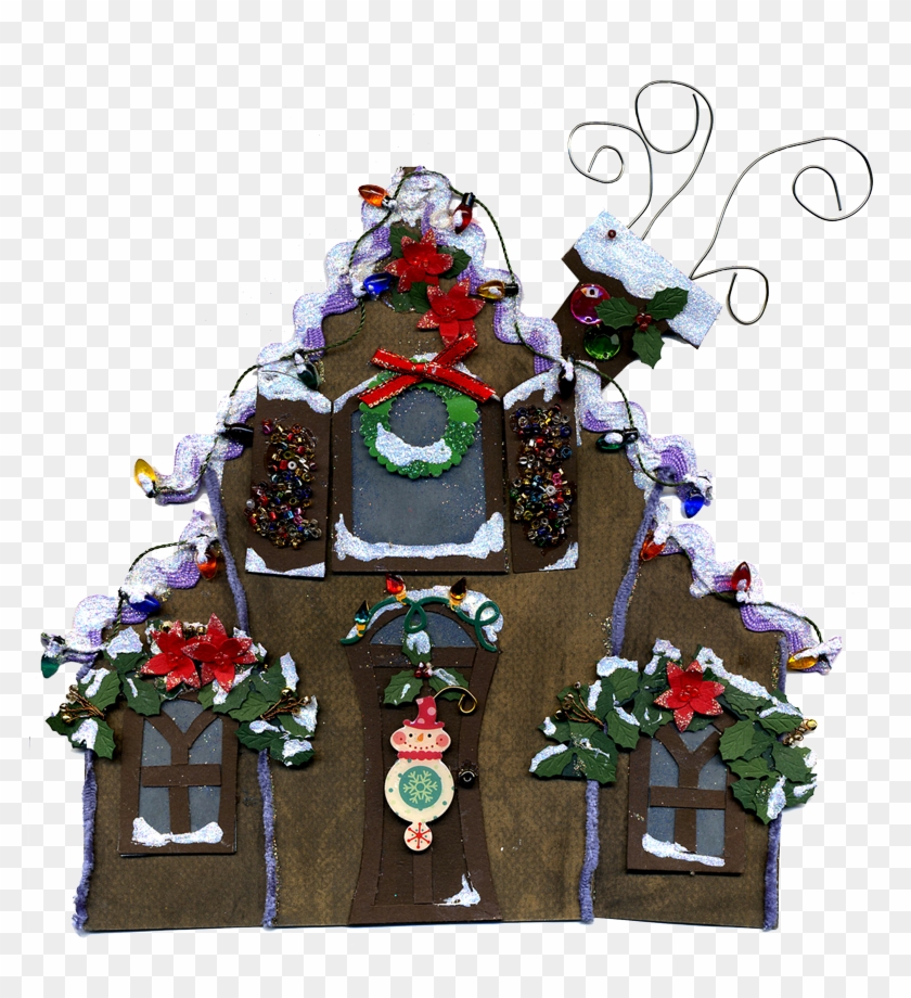Eridoodle Free Digital Download Christmas Gingerbread - Gingerbread House Clipart