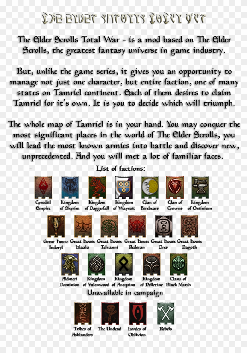 Third Age Moddb Text - Medieval 2 Skyrim Total War Map Clipart