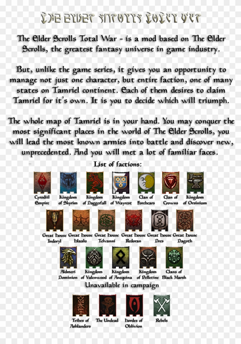 Third Age Moddb Text - Medieval 2 Skyrim Total War Map Clipart #2202634