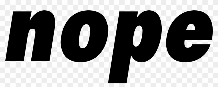Nope Png Clipart