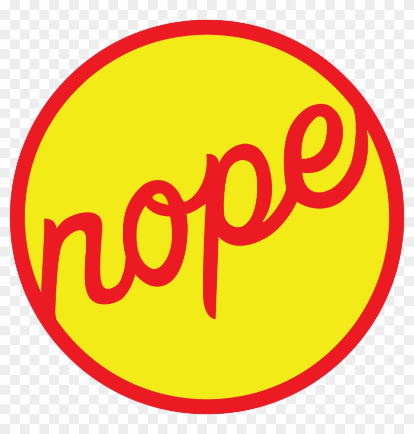 Nope Png - Circle Clipart #2202960