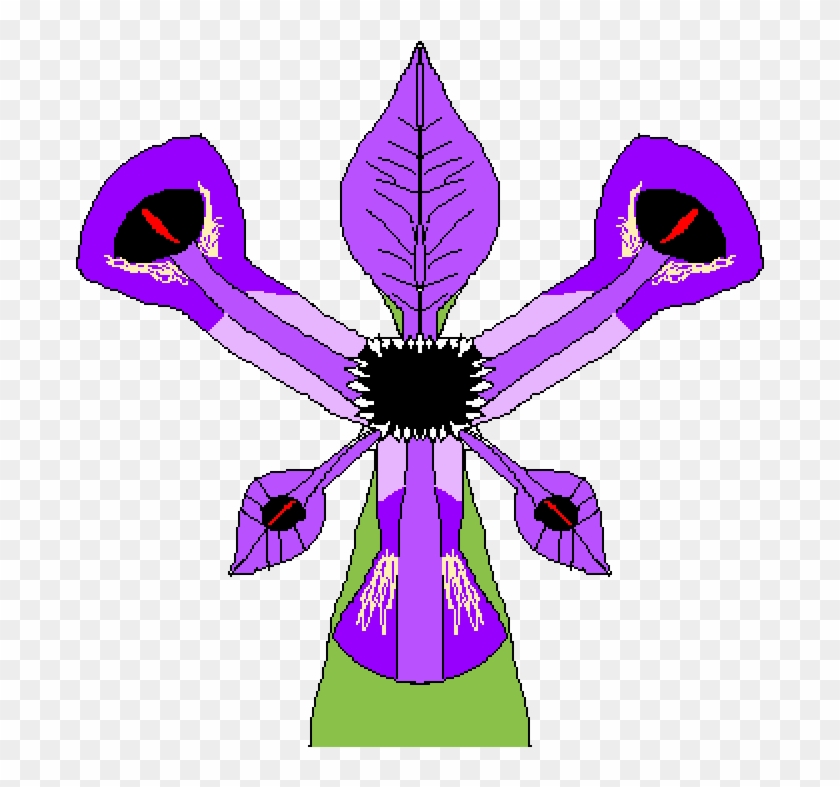 Demonic Iris Flower Clipart #2203527