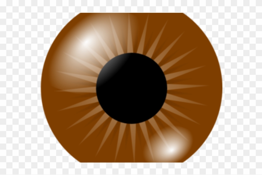 Iris Clipart - Brown Eye Vector - Png Download