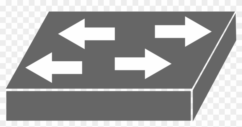 Network Switch Electrical Switches Wiring Diagram Computer - Switch Icon Grey Clipart #2203772