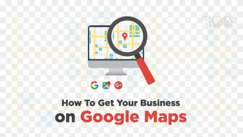 How To Get Your Business On Google Maps - Icon Search Engine Optimization Clipart