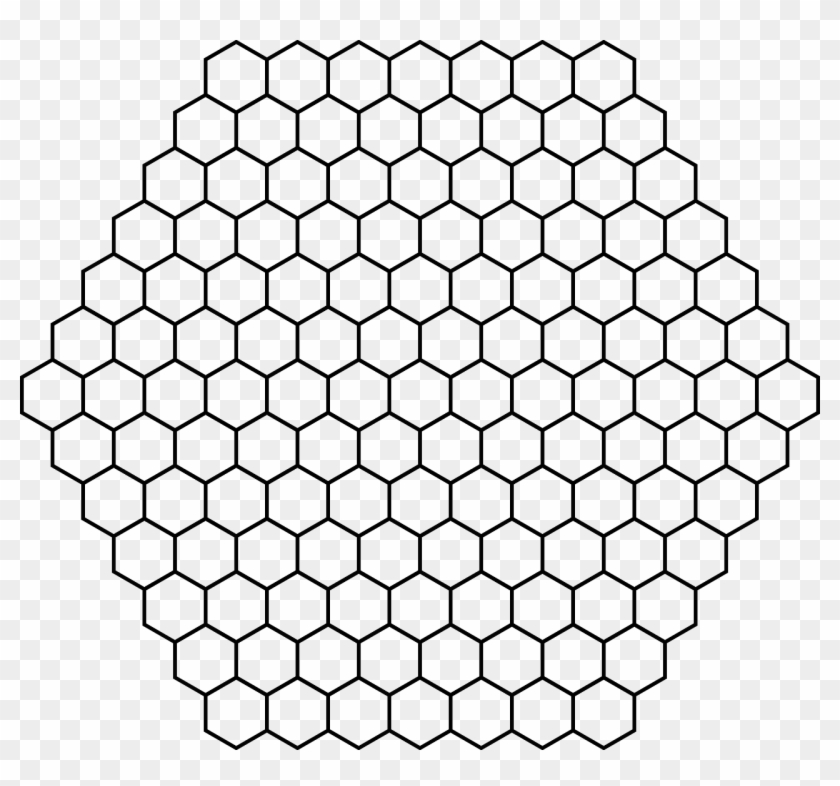 Honey Comb Png - Honeycomb Geometric Clipart #2204778